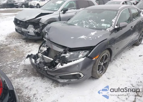 2021 Honda Civic Lx из США, поврежденный, VIN 2HGFC2F64MH508015